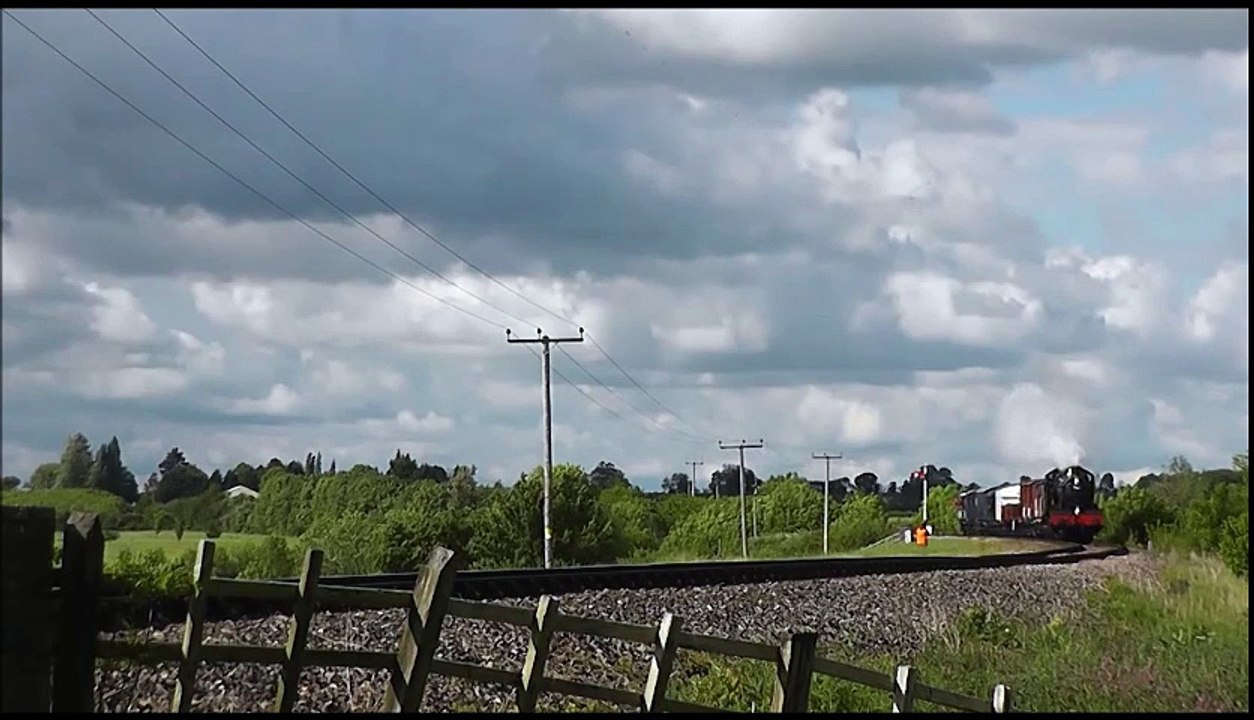 イギリスの蒸気機関車（じょうききかんしゃ）