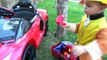 Kids Car Accident Handyman Paw Patrol Repairs Car for Bad Kid Spiderman Crazy SuperHeroes IRL
