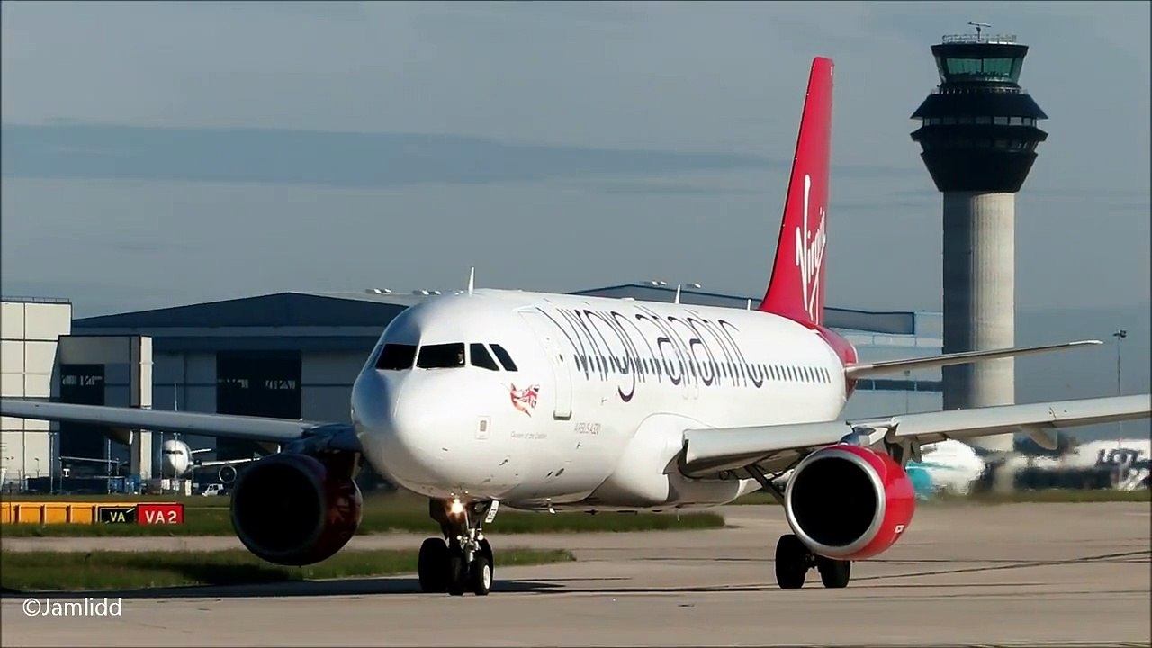 14 Very Close Takeoffs: MD11, 777, 787, A330, A300, 767, MD81, 757, A321 Manchester Airport