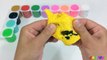 Learn Colors with Yogurt Surprise Kinetic Sand vs Clay Slime vs Silly Putty vs Play Doh vs Foam Clay