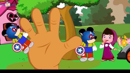 Mickey Mouse finger family vs Zombies finger family Nursery rhymes & finger family collection
