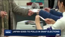 i24NEWS DESK | Japan goes to polls in snap elections | Saturday, October 21st 2017