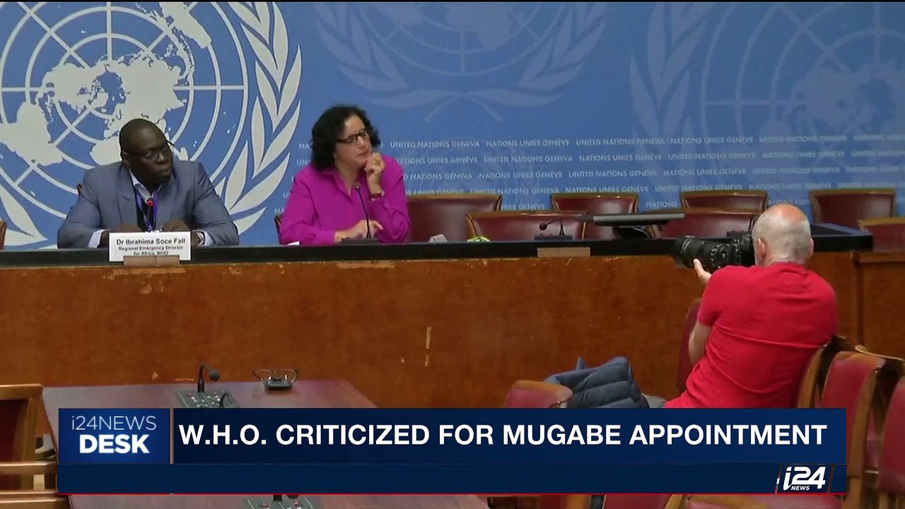 i24NEWS DESK | Zimbabwean dictator named 'goodwill ambassador' | Saturday, October 21st 2017