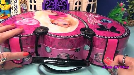 Bộ Trang Điểm Trẻ Em Túi Xách Tay Mỹ Phẩm Của Búp Bê Barbie (Thùy Hương) Fashionista Beauty Case