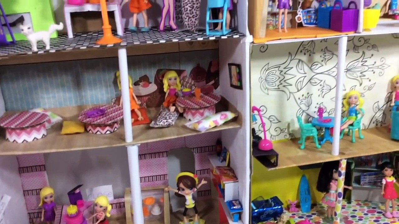 Tour pelo Shopping da Polly Pocket que eu fiz! | Imaginando & brincando