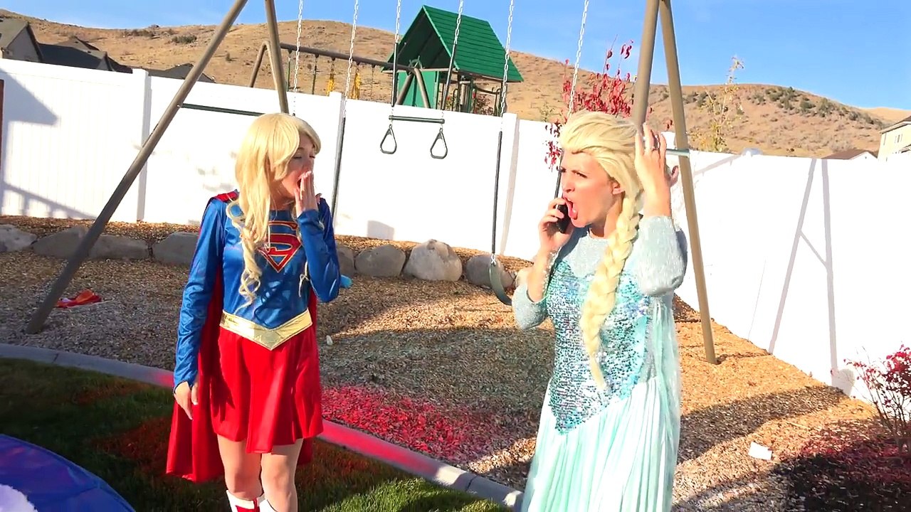 Baby Elsa vs Spiderman and Frozen Elsa Chocolate Fountain Princess Party! w/ Thor & Ariel & Snow!