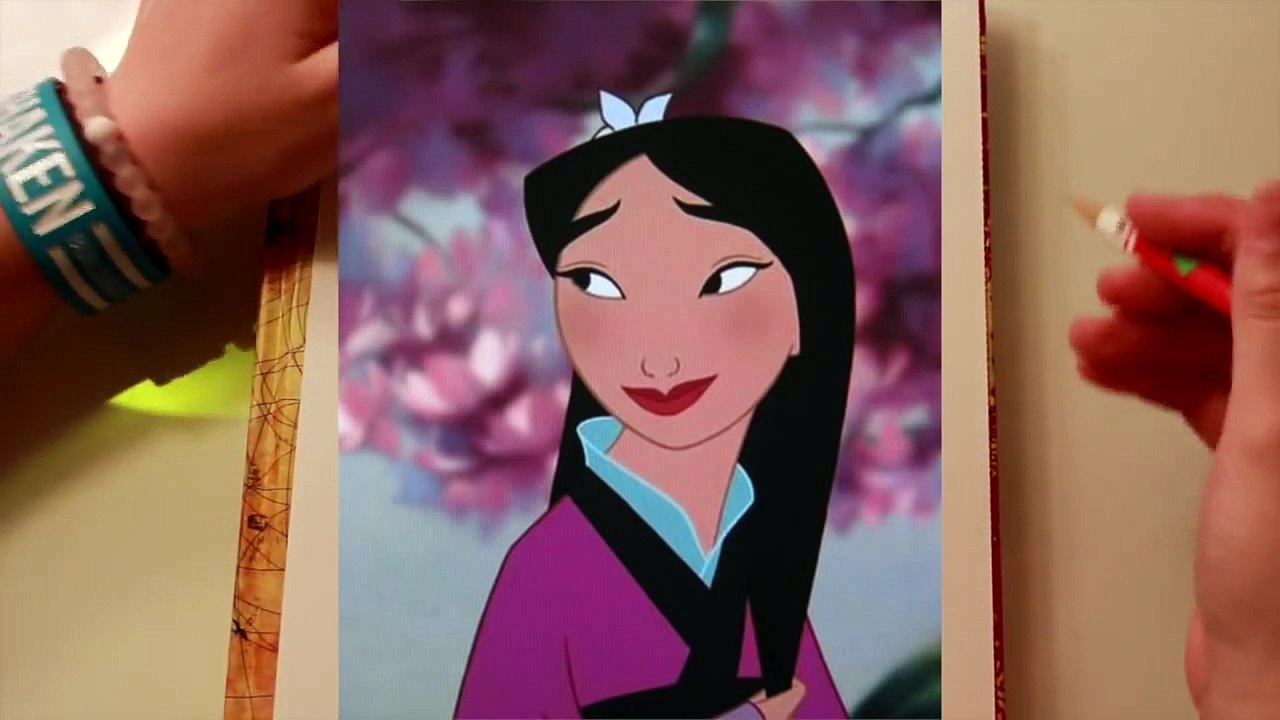 How to Draw MULAN from Disneys Mulan - @DramaticParrot