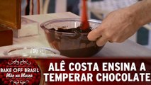 Alê Costa ensina como temperar chocolate