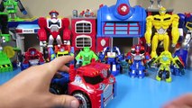 TRANSFORMERS RESCUE BOTS HUGE COLLECTION OPTIMUS BEE CHASE HEATWAVE BOULDER BLADES SALVAGE ENERGIZE