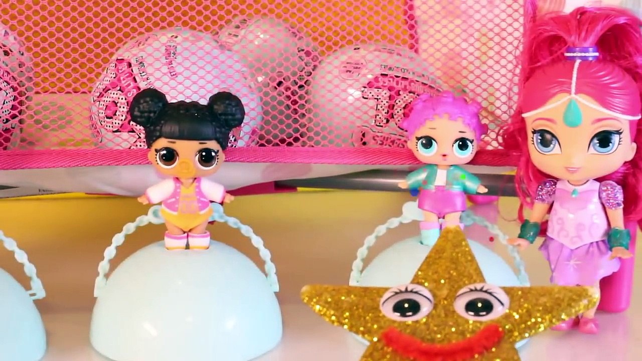 LOL SURPRISE Toys Whos Crying Game with Shimmer and Shine Baby Dolls Pee Spit Cry