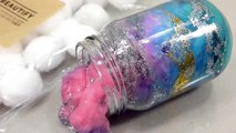 은하수 반짝이 솜 만들기 장식품 장난감 갤럭시 How To Make Glitter GALAXY IN A JAR DIY Toys Игрушки làm
