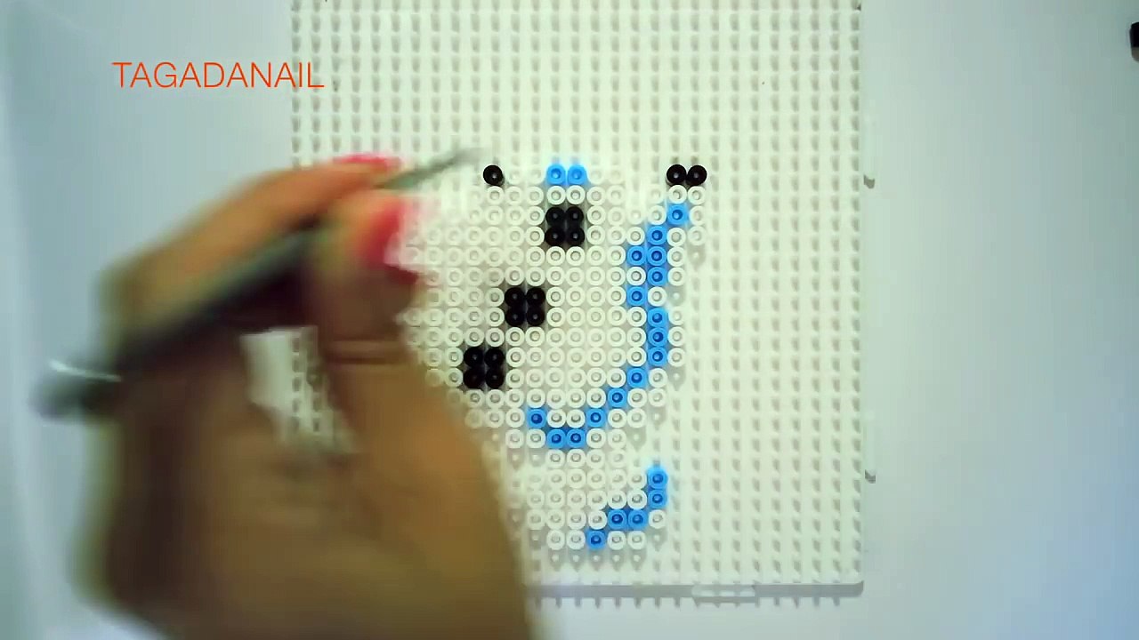 Comment faire Olaf avec des perles à repasser Hama