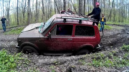 Off-road - 10 Стрижавский лес [ГАЗ-66 & Asia Rocsta & НИВА & ВАЗ-2121 & ЛуАЗ-969]