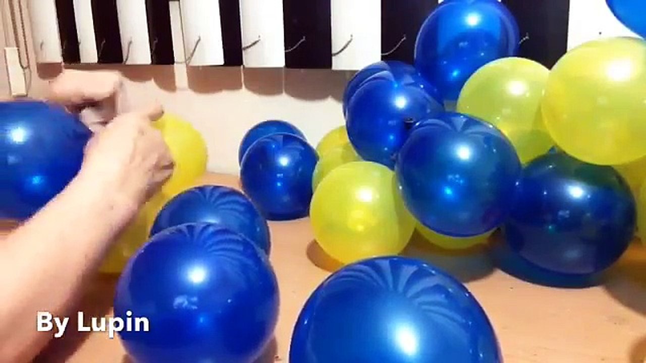 Arco con globos técnica Espiral