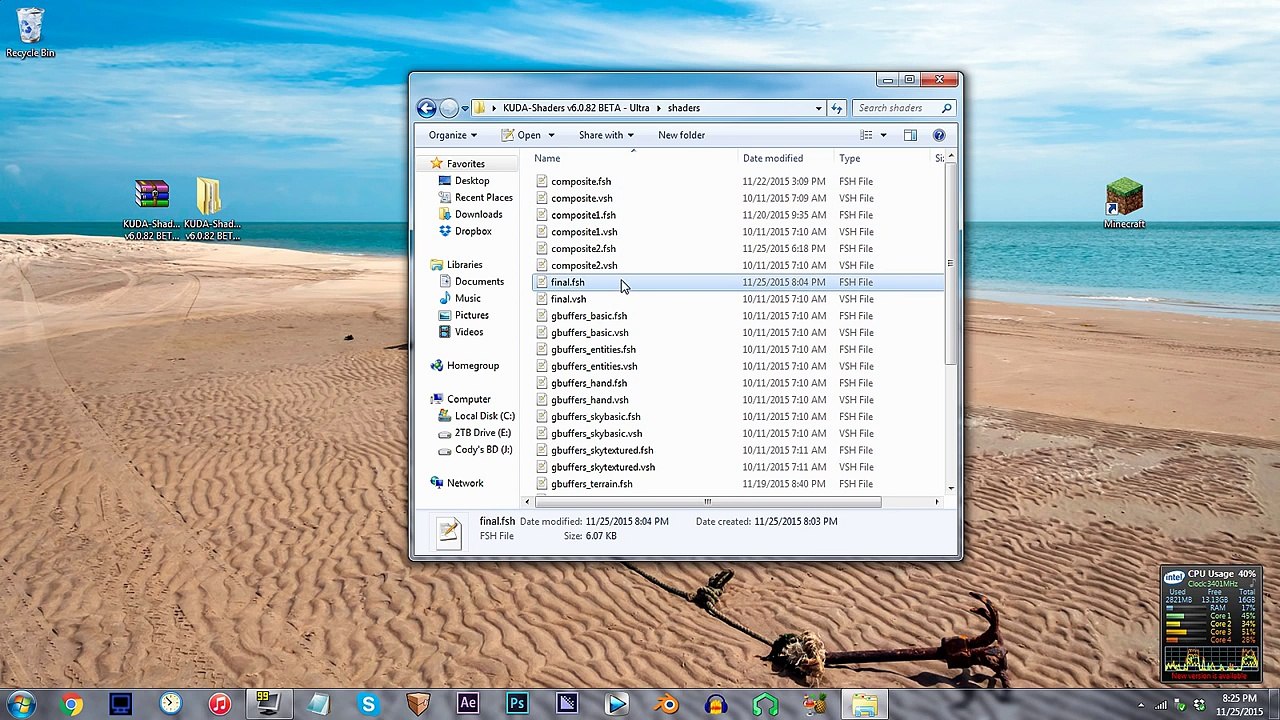 Minecraft Shader Tutorial – How To  DOF (Depth of Field) (Kuda V6.0.82 Beta)   60fps
