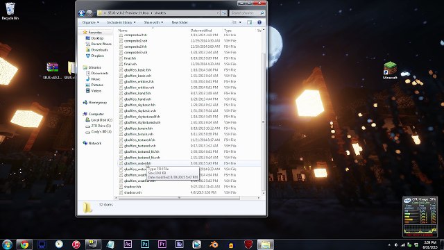 Minecraft Shader Tutorial - How To Water Transparency (SEUS V10.2 Prev. 1) 60fps