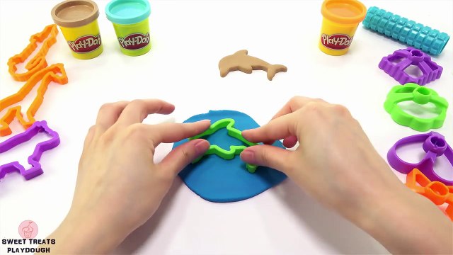 Play doh COLORFUL COOKIES Sweet Shoppe Ice Cream CAKES Animal Cookies | Sweet Treats Playdough