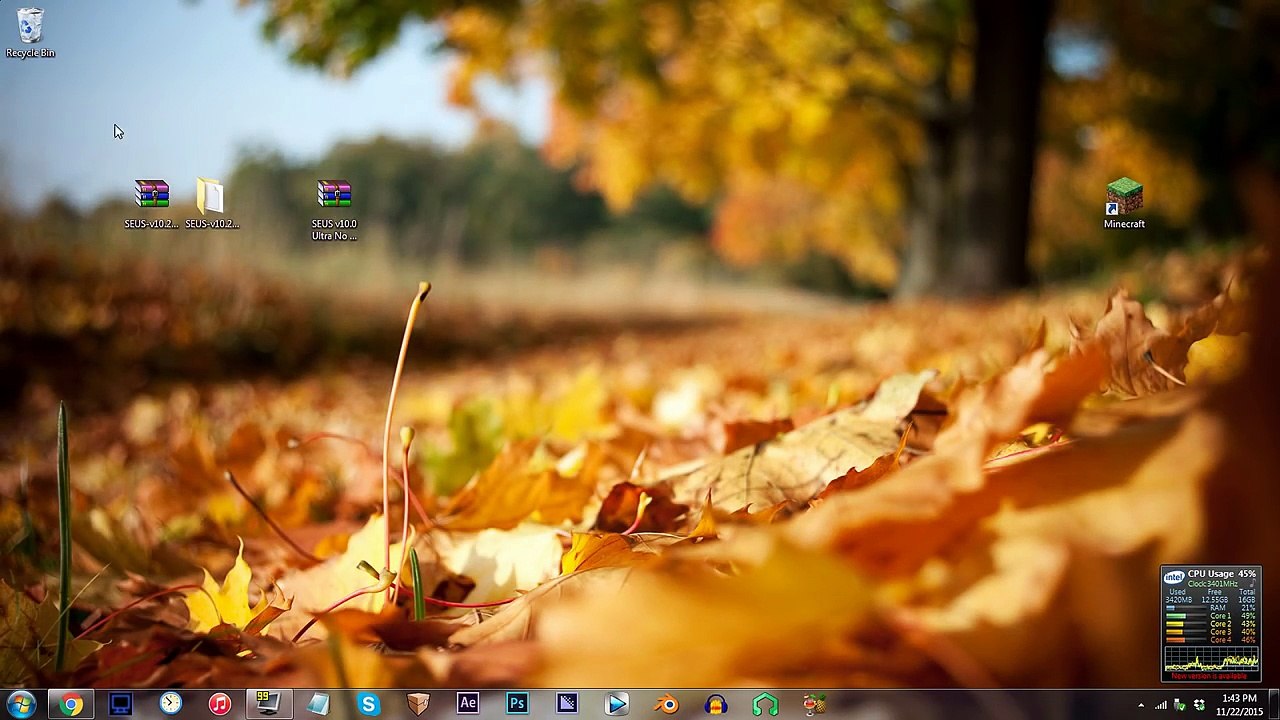 Minecraft Shader Tutorial – V10.0 Water Alternative (SEUS V10.2 Prev. 1)   60fps