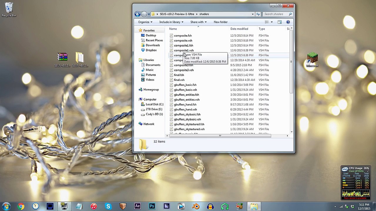 Minecraft Shader Tutorial – Fully Opaque Water (SEUS V10.2 Prev. 1)   60fps - YouTube