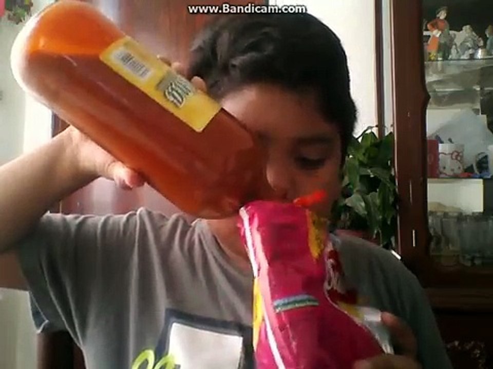El reto de las sabritas con salsa