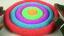 DIY Kinetic Sand Candy Mini Sticks Super Rainbow VS Kinetic Foam Ice Cream Popsicles Learn Colors