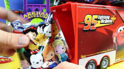 Batman And Just4fun290 Open Up Surprise Toys Transformers Lion Guard Zelda TMNT And Bendable Posers