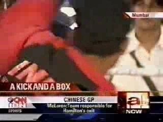Ziauddin Khatib - Kickboxing on CNN IBN