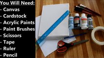 DIY: Canvas Wall Art (Minimal Draw/Paint Skills Required) ♡ new | allthatsbeauty16