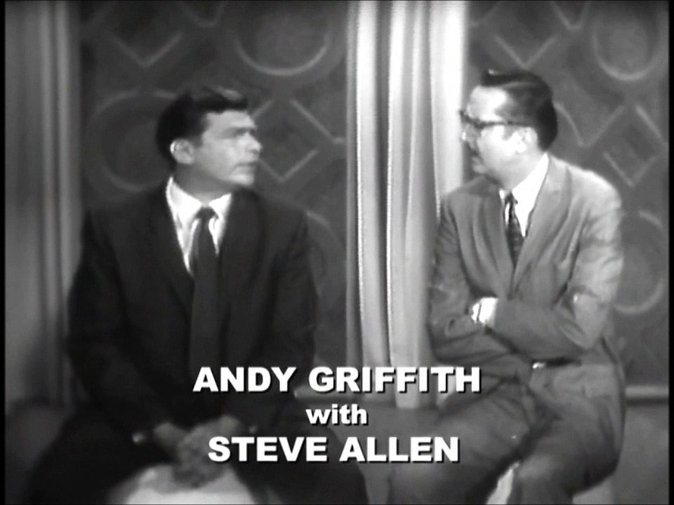 ANDY GRIFFITH & STEVE ALLEN - 1956 - Comedy Routine