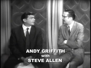 ANDY GRIFFITH & STEVE ALLEN - 1956 - Comedy Routine