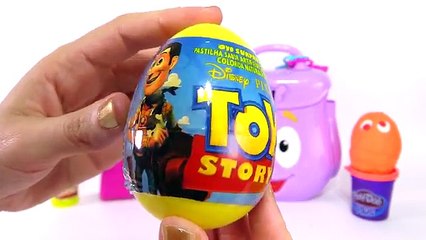 Peppa Pig Dora The Explorer Frozen Play Doh Kinder Ovos Surpresas Surprise Eggs Huevos