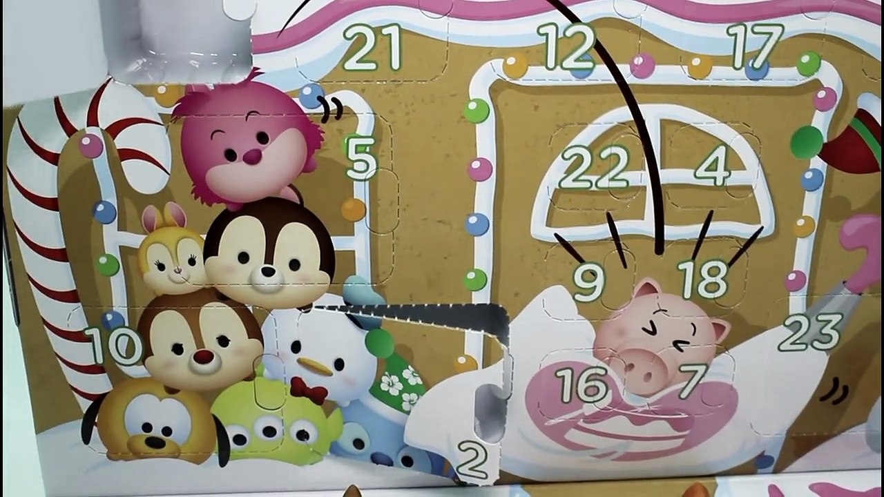 Disney Tsum Tsum Vinyl Figure Advent Calendar Countdown to Christmas 2016 Unboxing Review