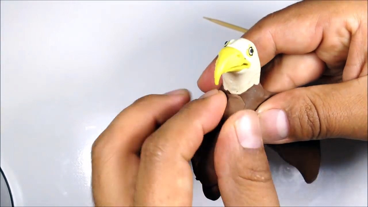 ✅ COMO HACER UN AGUILA REAL DE PLASTILINA PASO A PASO ✅ MI MUNDO DE PLASTILINA - MY CLAY WORLD