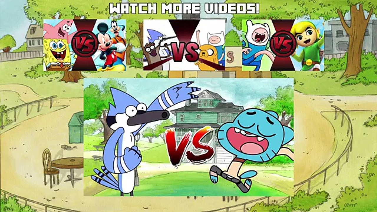GUMBALL vs MORDECAI! Cartoon Fight Club Episode 109!