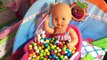 Nenuco Baby Doll Bathtime Gumball Bath Surprise Toys Newborn Babies Bath Time Baby Toy