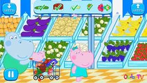 Hippo Peppa - Niños Compras - Juego de dibujos animados para los niños
