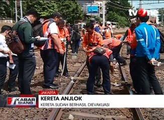 Penyebab Anjloknya Kereta Masih Diinvestigasi