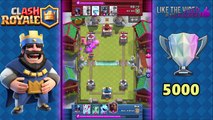 5000 Trophies in Clash Royale! 10 Straight Wins with Lava Hound Deck!