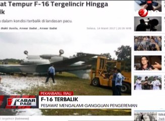 Télécharger la video: Pesawat F-16 TNI AU Tergelincir Hingga Terbalik di Pekanbaru