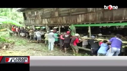 Tradisi Angkat Rumah di Wajo, Sulawesi Selatan