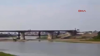 Irak Ordusu Peşmerge Köprüyü Böyle Havaya Uçurdu
