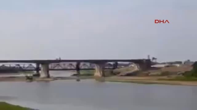Irak Ordusu Peşmerge Köprüyü Böyle Havaya Uçurdu