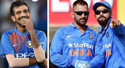 கோஹ்லி சும்மா.. டோணிதான் கேப்டன் - இந்திய வீரர் சாஹல்!