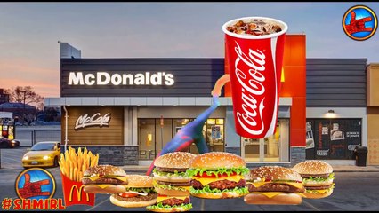 كريزي كوكا كولا تشالنج! ث / سبايدرمان جوكر و الهيكل لعب أطفال فيديو فحم الكوك فيلم مضحك في الحياة ال