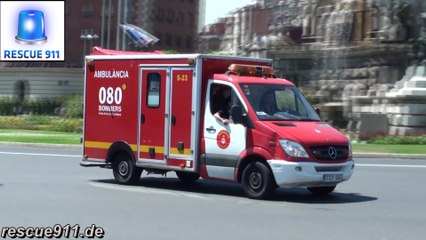Ambulància S23 Bombers de Barcelona Parc de L'Eixample