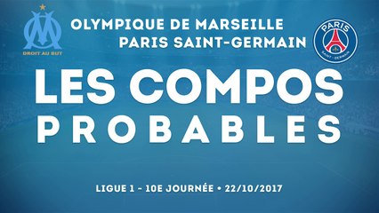 Les compos probables pour OM - PSG