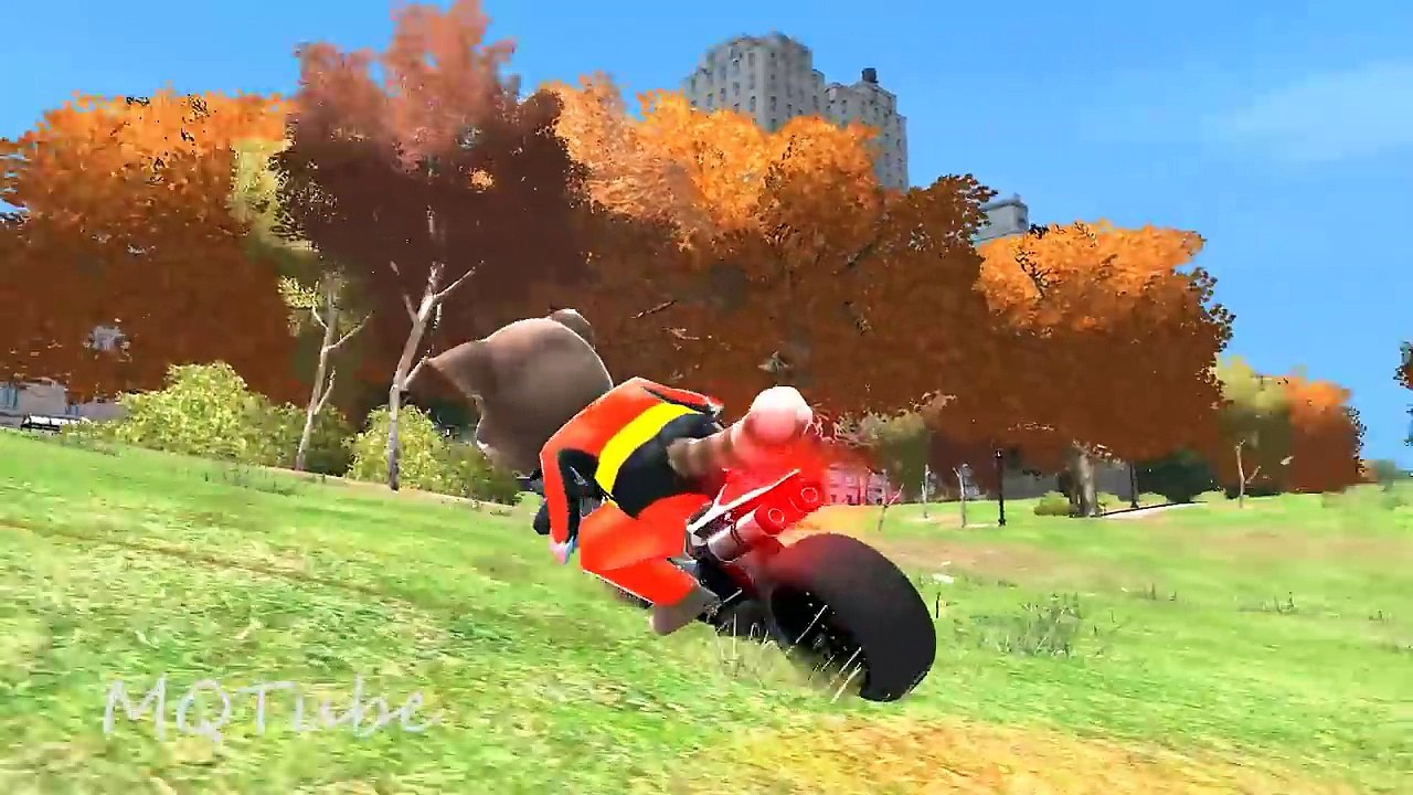 COLORS TALKING TOM & COLORS MOTORBIKE CARTOON FOR CHILDREN ANIMATED RHYMES FOR KIDS WITH ACTION