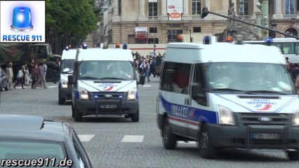 [Paris 14 juillet] Véhicules d'urgence // Paris emergency vehicles