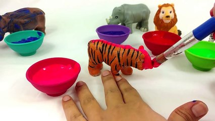 Download Video: ZOO SAFARI ANIMAL TOYS/Learn Colors and names and sounds of animals/Lion,Tiger,Gorilla/kids Learning