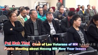 Why Lao Veterans of MN & AAHW are Holding Back on Hmong Minnesota New Year -Paj Mab Thoj